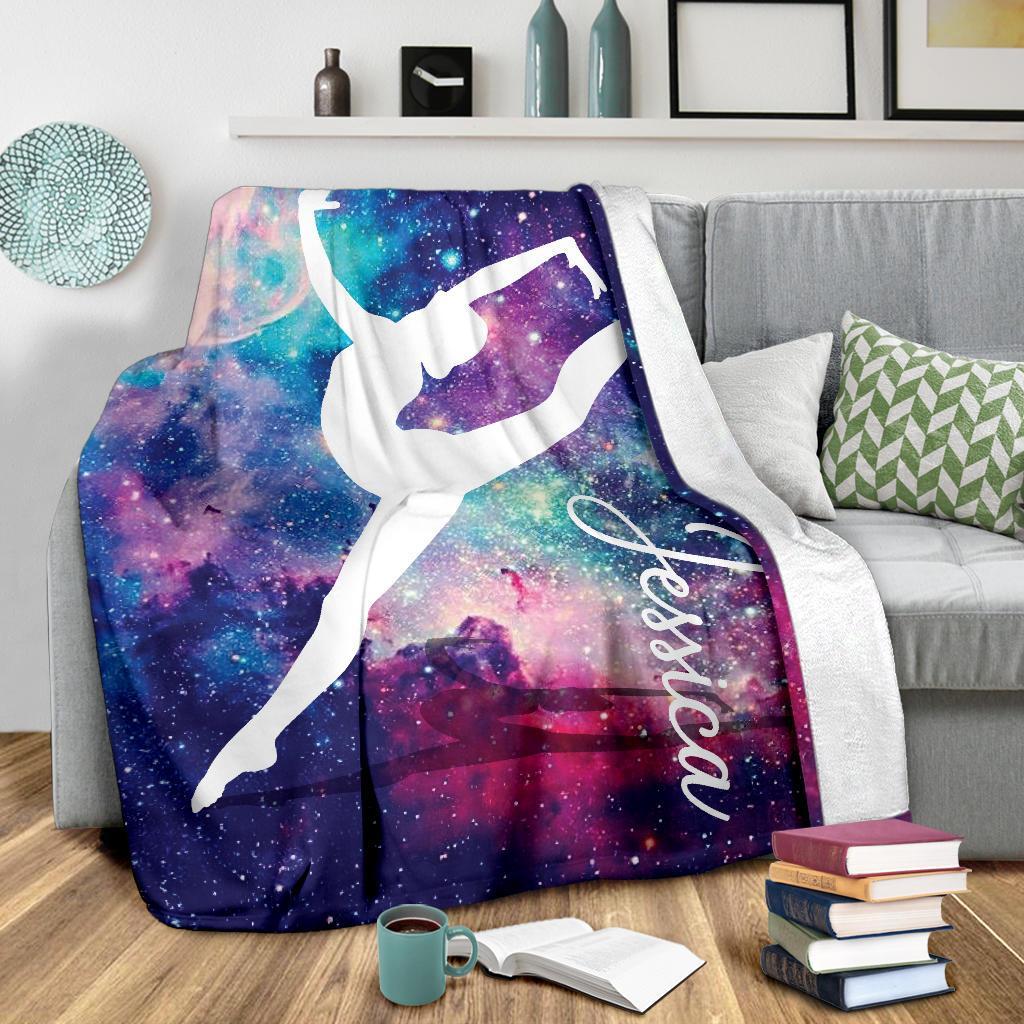 litzzy Personalized Gymnastic Fleece Blanket - Tlno1311202 Quilt Blanket   