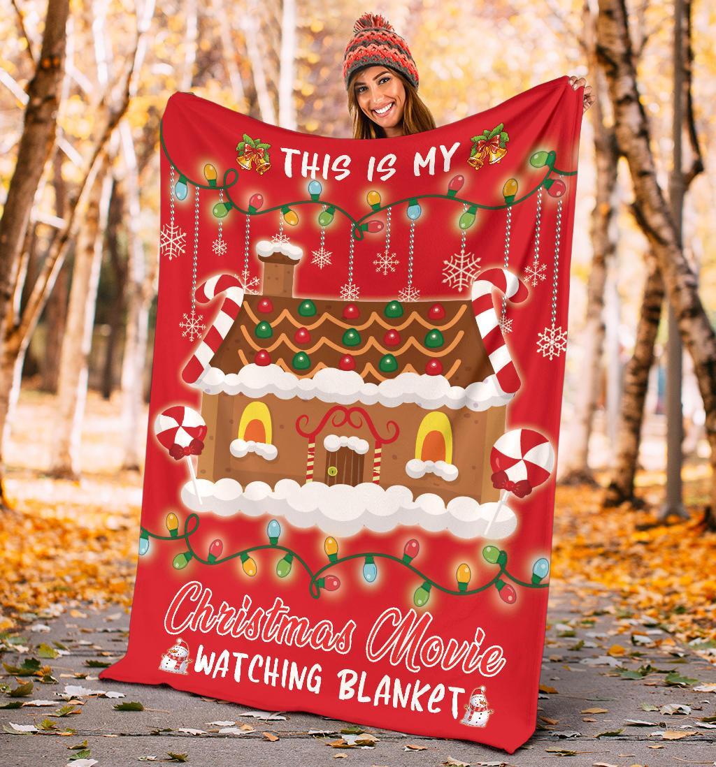 litzzy This Is My Christmas Fleece Blanket - Laci2711202 Quilt Blanket RED 50 X 60 
