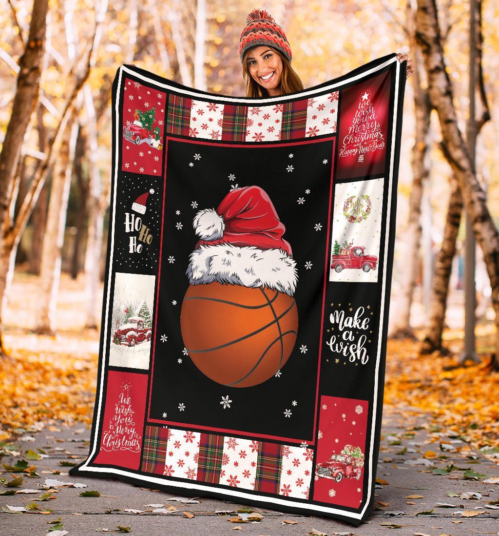 litzzy Sport Santa Xmas Fleece Blanket - Lath2011201 Quilt Blanket   