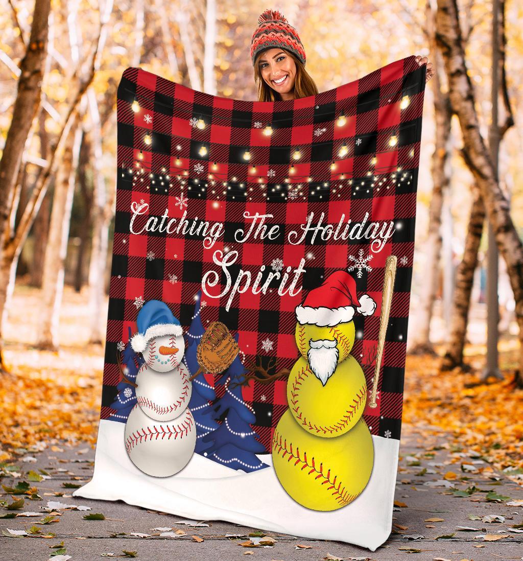 litzzy Catching The Holiday Fleece Blanket - Latg3010202Ki Quilt Blanket 60x80  