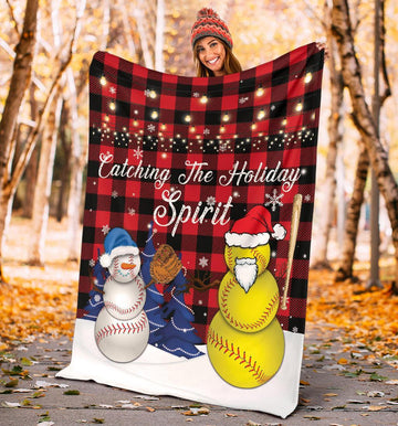 litzzy Catching The Holiday Fleece Blanket - Latg3010202Ki Quilt Blanket 60x80  