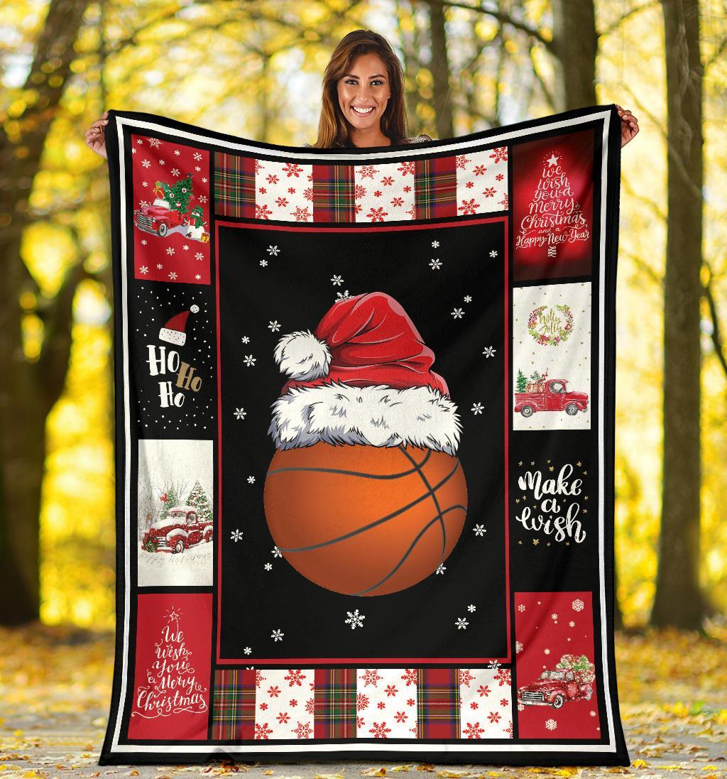 litzzy Sport Santa Xmas Fleece Blanket - Lath2011201 Quilt Blanket   