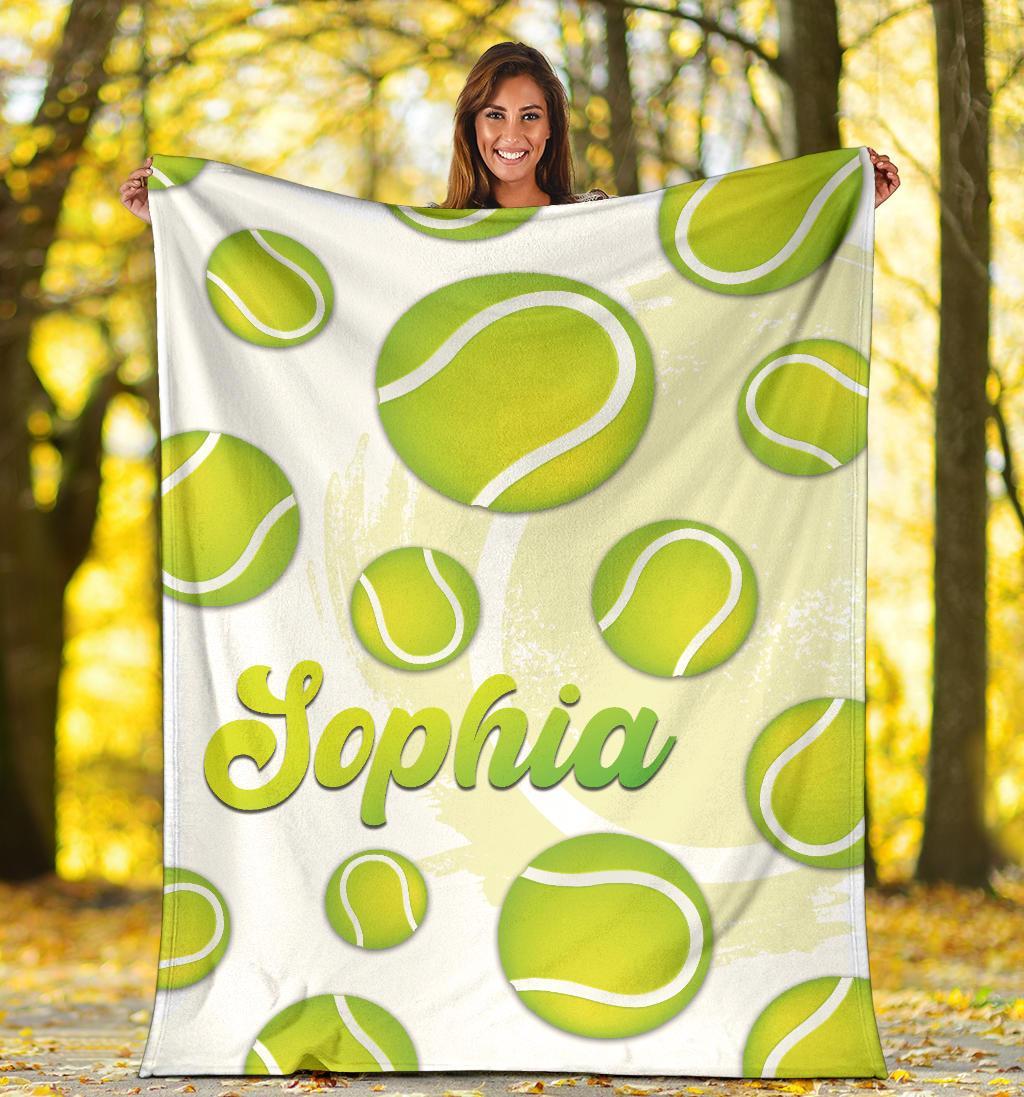 litzzy Personalized Tennis Fleece Blanket - Latg2311202 Quilt Blanket   