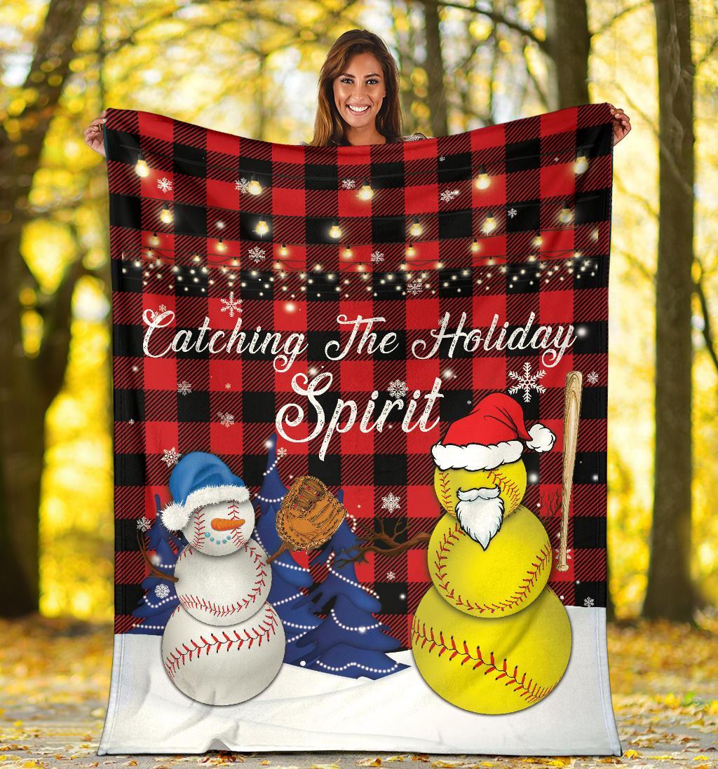 litzzy Catching The Holiday Fleece Blanket - Latg3010202Ki Quilt Blanket   