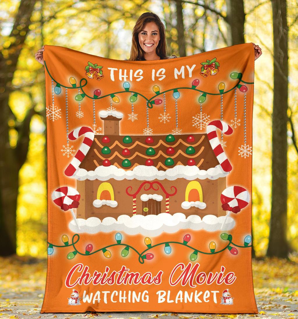 litzzy This Is My Christmas Fleece Blanket - Laci2711202 Quilt Blanket ORANGE 50 X 60 