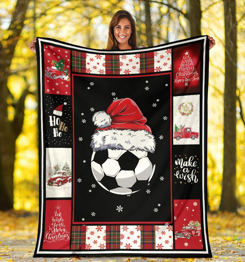 litzzy Sport Santa Xmas Fleece Blanket - Lath2011201 Quilt Blanket   