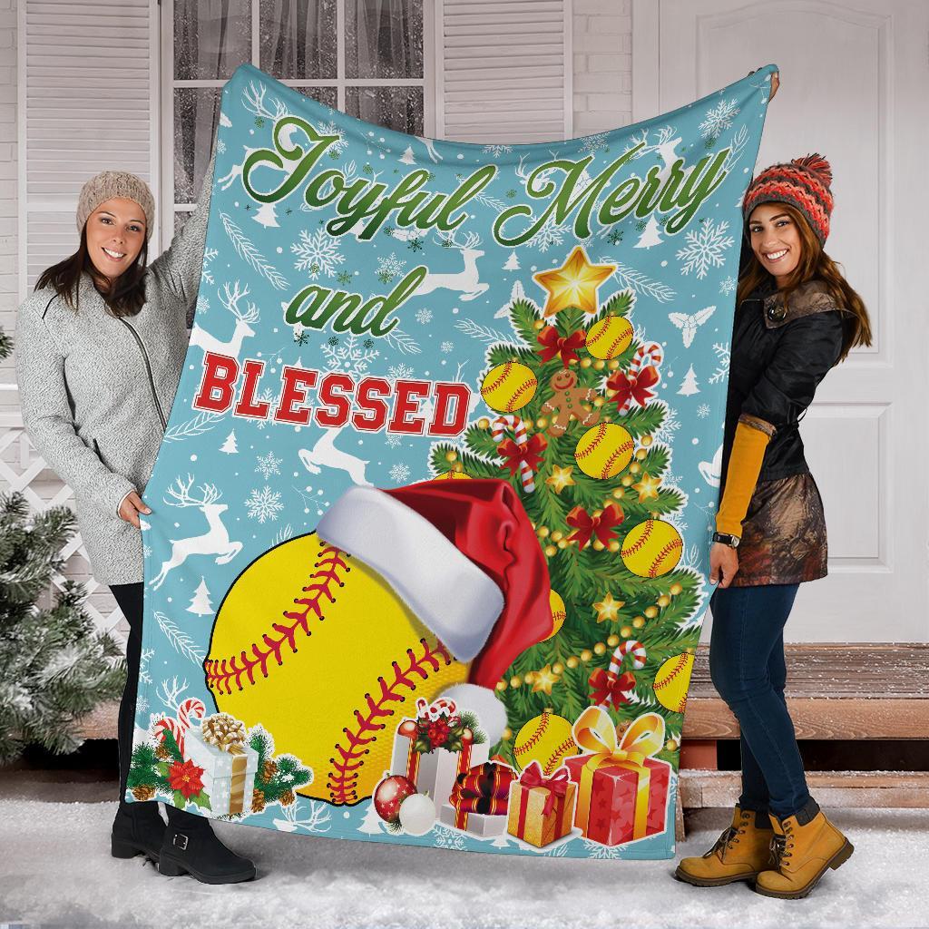 litzzy Joyful Merry Fleece Blanket - Latg2411202 Quilt Blanket 60x80  