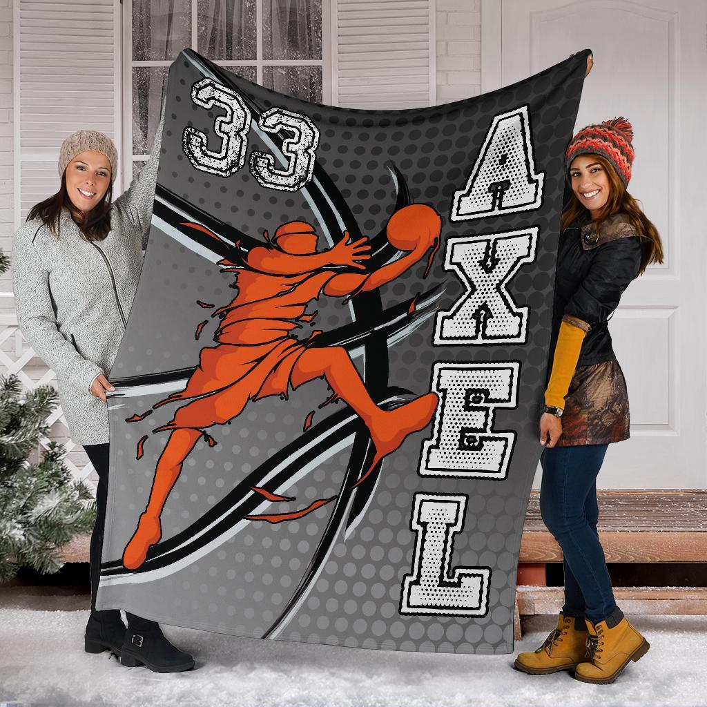 litzzy Personalized Basketball Fleece Blanket - Latg1011202 Quilt Blanket   