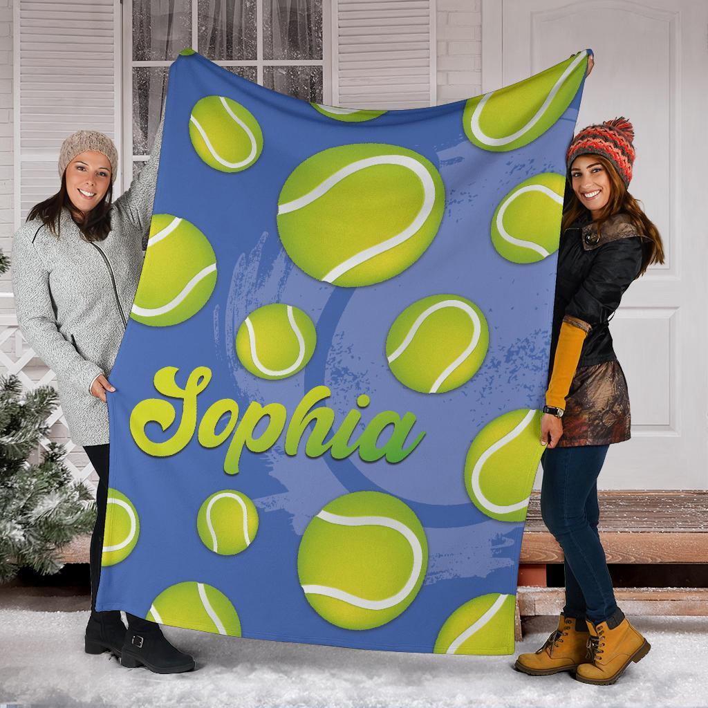 litzzy Personalized Tennis Fleece Blanket - Latg2311202 Quilt Blanket   