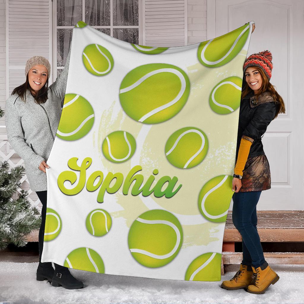 litzzy Personalized Tennis Fleece Blanket - Latg2311202 Quilt Blanket   
