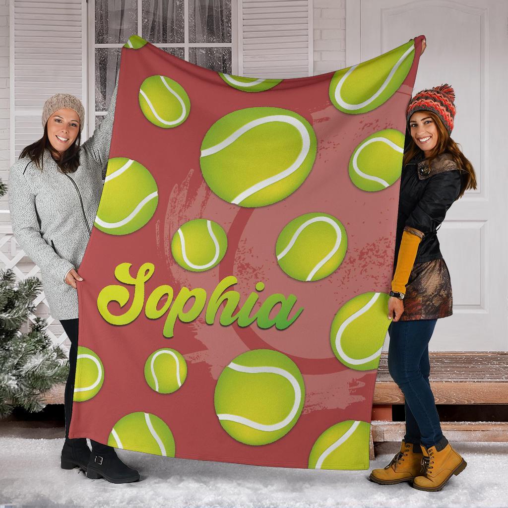 litzzy Personalized Tennis Fleece Blanket - Latg2311202 Quilt Blanket   