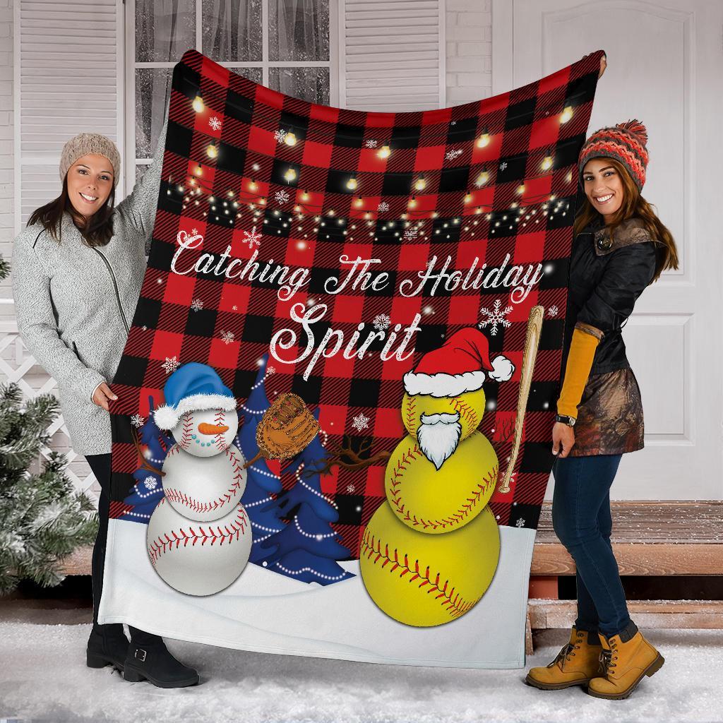 litzzy Catching The Holiday Fleece Blanket - Latg3010202Ki Quilt Blanket 50x60  