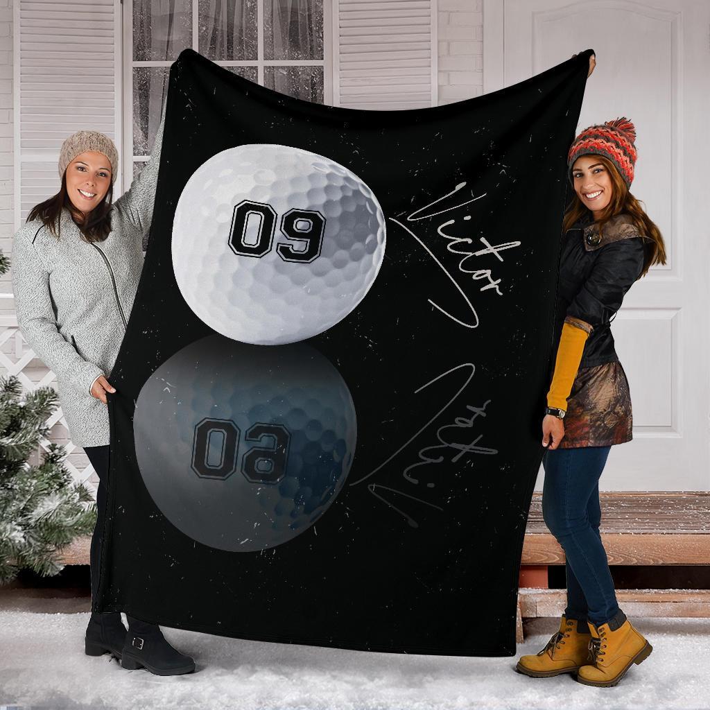 litzzy Personalized Sport Reflection Fleece Blanket - Lath1611201 Quilt Blanket   