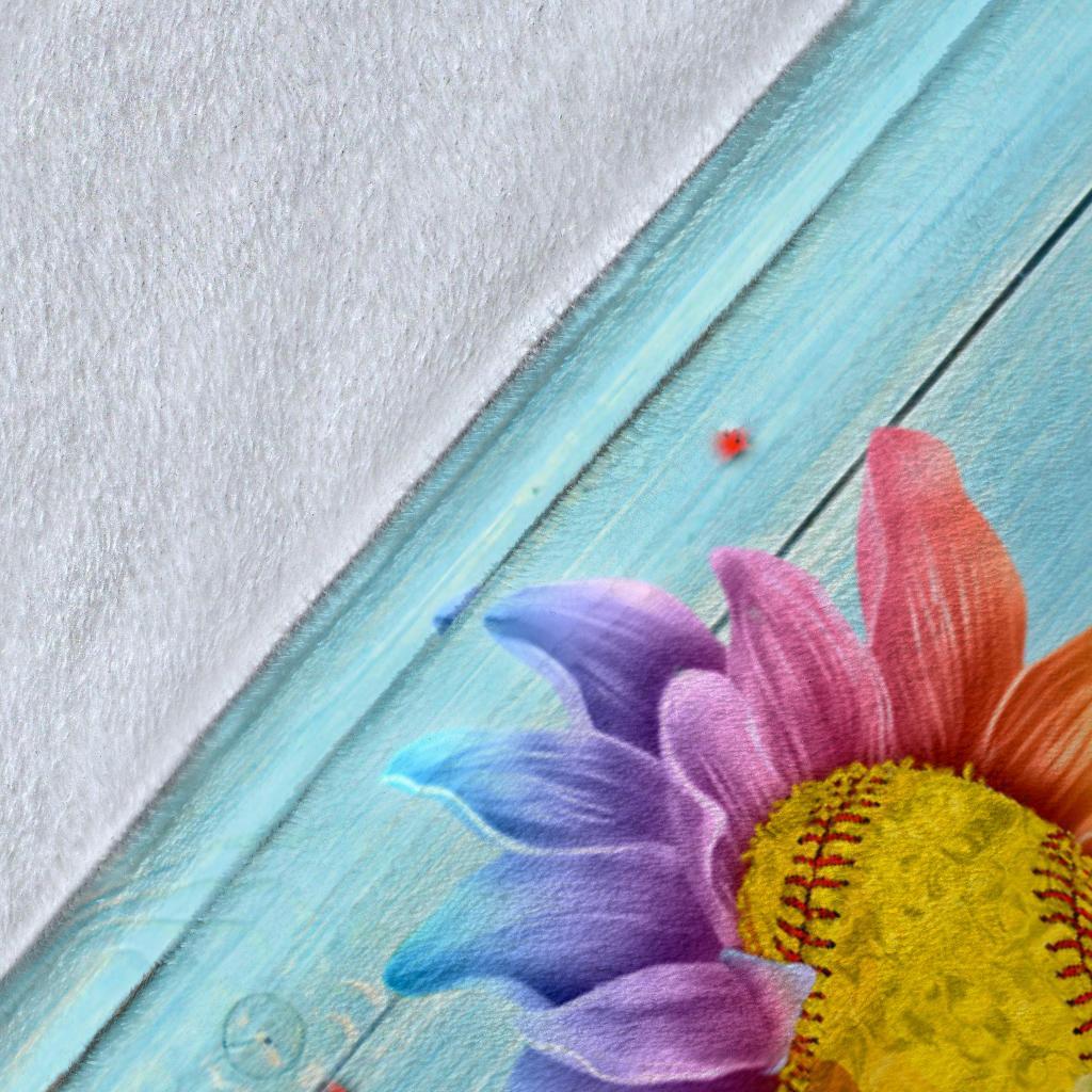 litzzy Softball - Granddaughter Never Forget That Ily Fleece Blanket - Nh070820Oh Quilt Blanket   