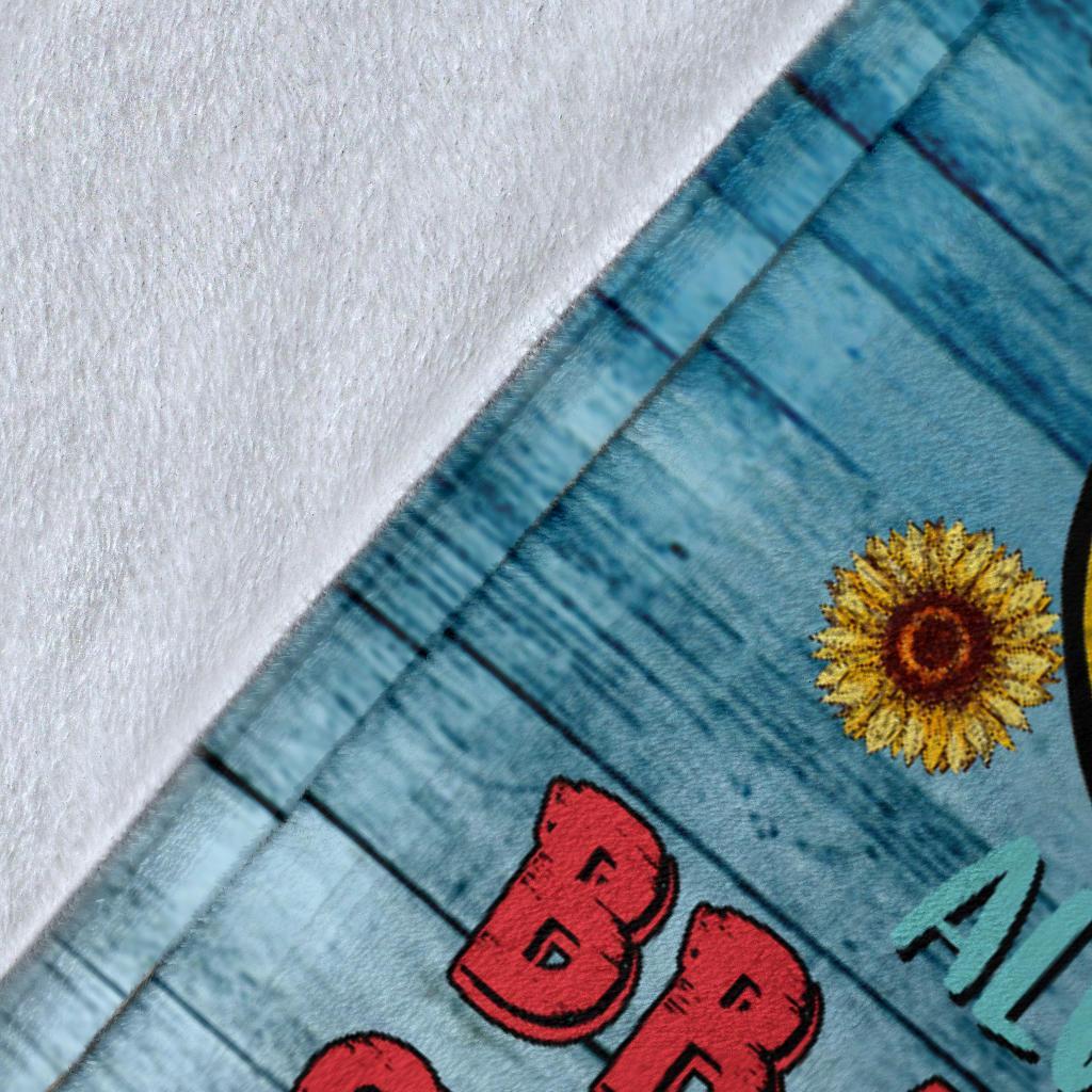 litzzy Softball - To My Granddaughter Consider It A Big Hug Fleece Blanket Nh040820Oh Quilt Blanket   