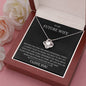 litzzy To My Future wife - Meeting you - Gift For Wife Jewelry   