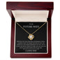 litzzy To My Future wife - Meeting you - Gift For Wife Jewelry 18K Yellow Gold Finish Luxury Box w/LED 