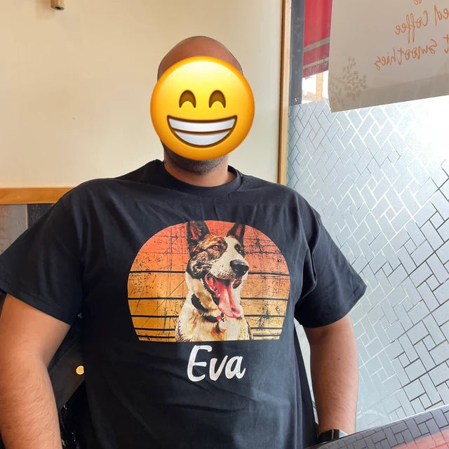 litzzy Custom Dog Vintage Shirt, Custom Pet Shirt, Dog Lover Gift, Dog Lover T-Shirt, Personalized Shirts, Dog Owner Shirt, Dog Photo Shirt, S-5XL T-shirt   