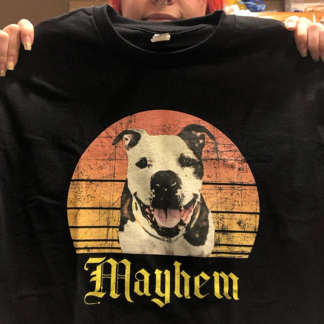 litzzy Custom Dog Vintage Shirt, Custom Pet Shirt, Dog Lover Gift, Dog Lover T-Shirt, Personalized Shirts, Dog Owner Shirt, Dog Photo Shirt, S-5XL T-shirt   