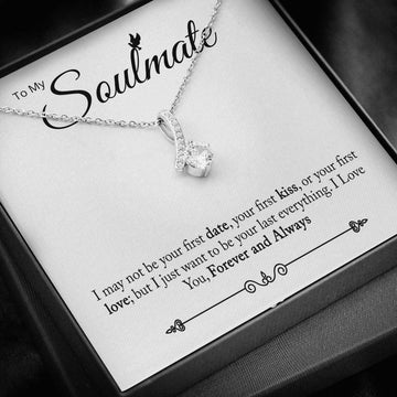 litzzy To My Soulmate Necklace - Gift For Soulmate, Jewelry Gift For Her, Love Necklace Gifts For Her, Soulmate Jewelry, Anniversary Gift - Litzzy Alluring Beauty Necklace Jewelry   