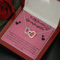litzzy To My Granddaughter - Litzzy Interlocking Hearts Necklace - Necklace for Granddaughter from Grandma Jewelry   