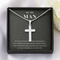 litzzy Cross, To My Man Necklace - Boyfriend/Husband Gift, Husband/Boyfriend Anniversary Gift, Husband Birthday Gift From Wife/Girlfriend, Partner - Litzzy Stainless Cross Necklace Jewelry Standard Box  