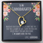 litzzy To My Granddaughter - Litzzy Forever Love Necklace - Necklace for Granddaughter from Grandma Jewelry   