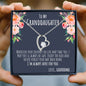 litzzy To My Granddaughter - Litzzy Forever Love Necklace - Necklace for Granddaughter from Grandma Jewelry   