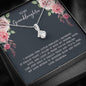 litzzy To My Granddaughter - Litzzy Alluring Beauty Necklace - Necklace for Granddaughter from Grandma Jewelry   
