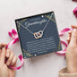 litzzy To My Granddaughter - Litzzy Interlocking Hearts Necklace - Necklace for Granddaughter from Grandpa Jewelry Standard Box  