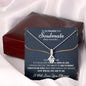litzzy To My Soulmate - Meaningful Soulmate Necklace For Her - Long Distance Relationship Gift - Unique Romantic Gift For Her - Thoughtful Gift For Her - Lizzy Alluring Beauty Necklace Jewelry   