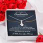 litzzy To My Soulmate - Meaningful Soulmate Necklace For Her - Long Distance Relationship Gift - Unique Romantic Gift For Her - Thoughtful Gift For Her - Lizzy Alluring Beauty Necklace Jewelry Standard Box  