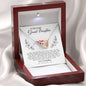 litzzy To My Granddaughter - Litzzy Interlocking Hearts Necklace - Necklace for Granddaughter from Grandma Jewelry Luxury Box  