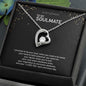 litzzy To My Soulmate - Necklace Gift For Her, Gift For Future Wife, Fiancee Necklace, Your Soulmate, Girlfriend Anniversary Gifts - You're My Person - Litzzy Forever Love Necklace Jewelry   