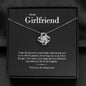 litzzy To My Girlfriend - Girlfriend Gift, Valentines Day Gift, Anniversary Gift for Girlfriend, Girlfriend Birthday Gift - Litzzy Love Knot Necklace Jewelry   