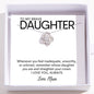 litzzy To My Brave Daughter, Litzzy To My Daughter Love Knot Necklace Jewelry Standard Box  