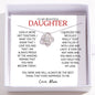 litzzy You were and will always be the best thing, Litzzy To My Daughter Love Knot Necklace Jewelry Premium White Box  