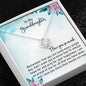 litzzy To My Granddaughter - Litzzy Love Knot Necklace - Necklace for Granddaughter from Grandparents Jewelry Two Tone Box  