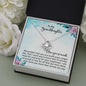 litzzy To My Granddaughter - Litzzy Love Knot Necklace - Necklace for Granddaughter from Grandparents Jewelry   