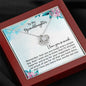 litzzy To My Granddaughter - Litzzy Love Knot Necklace - Necklace for Granddaughter from Grandparents Jewelry   