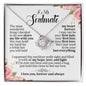 litzzy To My Soulmate - Soulmate Gift, Soulmate Jewelry Gift For Wife, Girlfriend - Soulmate Anniversary Gift, Birthday Message Card With Gift Box - Litzzy Love Knot Necklace Jewelry   