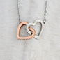 litzzy To My Granddaughter - Litzzy Interlocking Hearts Necklace - Necklace for Granddaughter from Grandma Jewelry   