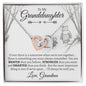 litzzy To My Granddaughter - Litzzy Interlocking Hearts Necklace - Necklace for Granddaughter from Grandma Jewelry Standard Box  