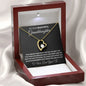 litzzy To My Granddaughter - Our Beautiful Granddaughter - Litzzy Forever Love Necklace - Necklace for Granddaughter from Grandparents Jewelry   