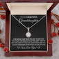 litzzy To My Granddaughter - Litzzy Eternal Hope Necklace - Necklace for Granddaughter from Grandparents Jewelry Luxury Box w/ LED  