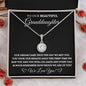 litzzy To My Granddaughter - Litzzy Eternal Hope Necklace - Necklace for Granddaughter from Grandparents Jewelry Two Tone Box  