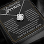 litzzy To My Soulmate - Litzzy Love Knot Necklace - Necklace Gift for Wife, Girlfriend - Anniversary Gift For Her Jewelry   