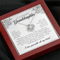 litzzy To My Granddaughter - My Beautiful Granddaughter - Litzzy Love Knot Necklace - Necklace for Granddaughter from Grandparents Jewelry   