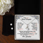 litzzy To My Granddaughter  - Litzzy Alluring Beauty Necklace Set - Necklace for Granddaughter from Grandma Jewelry Two-Toned Box  