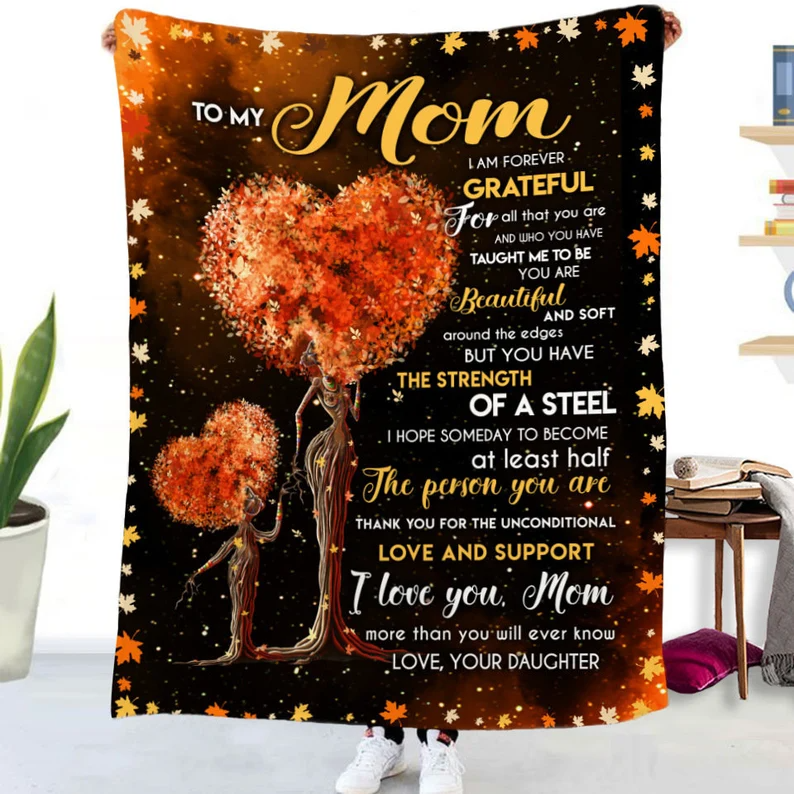 litzzy Personalized To My Mom Blanket, You Are The Best Mother, Throw Blanket For Mother, Mom, Grandma Fleece Blanket Style 6 FLEECE - 30x40 